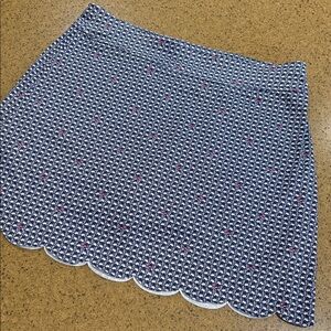 Callaway Navy with Pink and white Flamingos Skirt/Skort